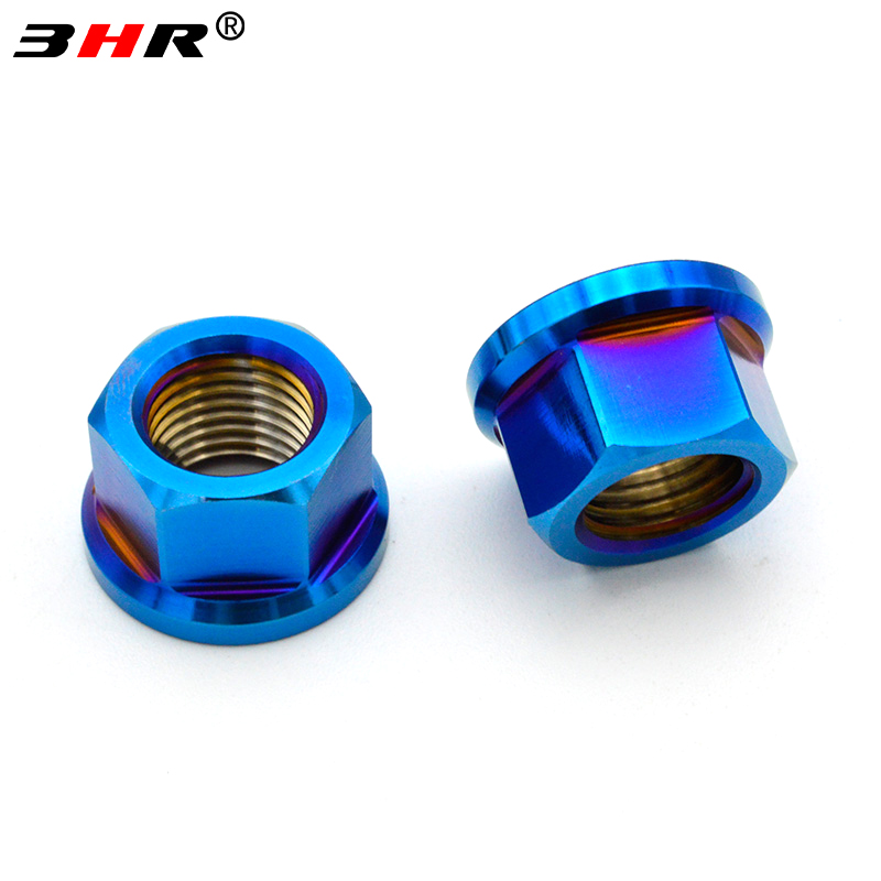 Nuts Mix - HRMin Gr5 Titanium Flange Nut Cap