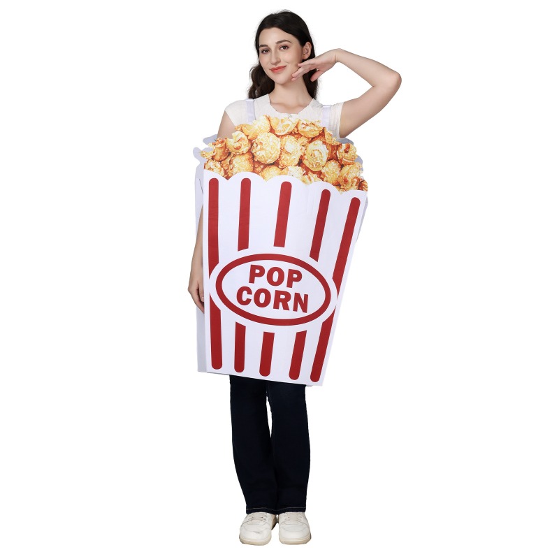New Halloween Cosplay Costume  - Popcorn 评论和价格
