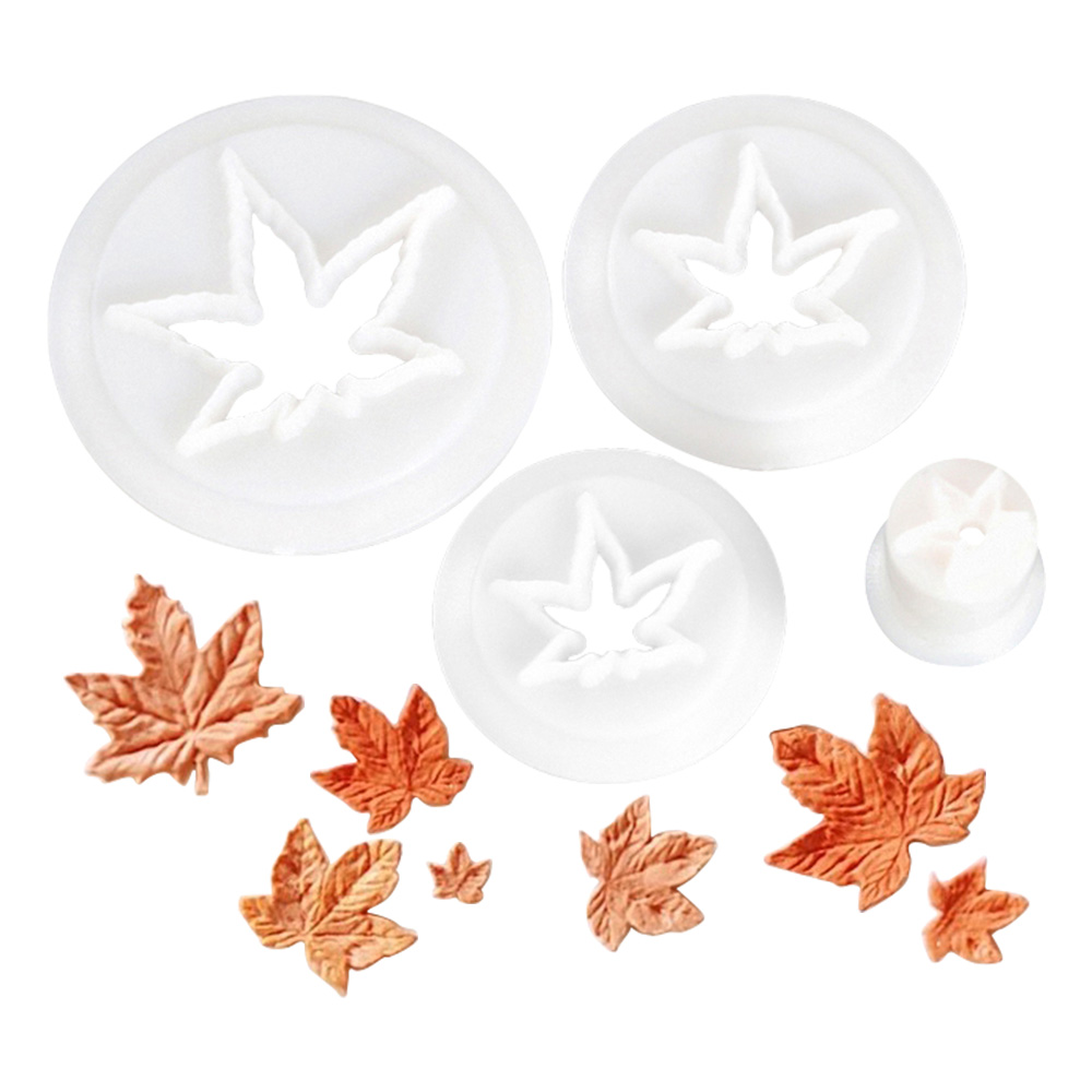 Fall Maple Leaf Plastic Cutter - Cookies Pack 评论和价格