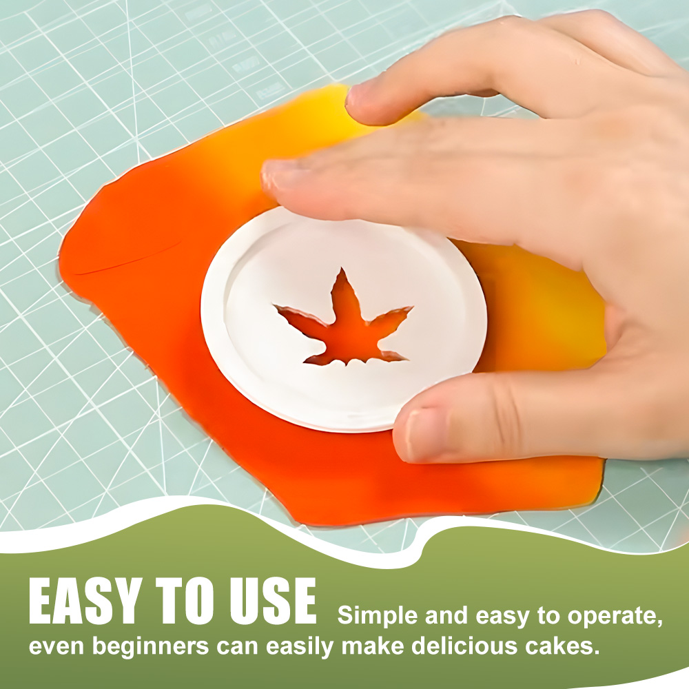 Fall Maple Leaf Plastic Cutter - Cookies Pack 评论和价格