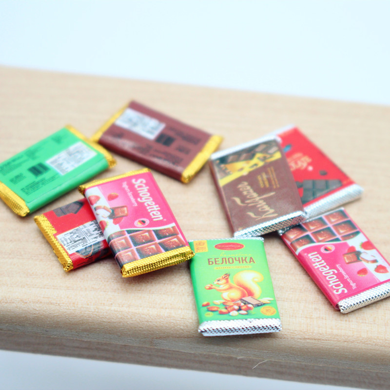 1/12 Miniature Dollhouse Mini  - Chocolate Snack 评论和价格