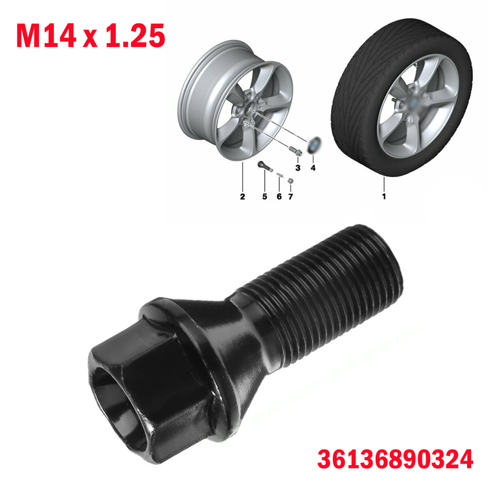 1pc Wheel Nut Stud Bolt 361368 - Nuts Mix 评论和价格