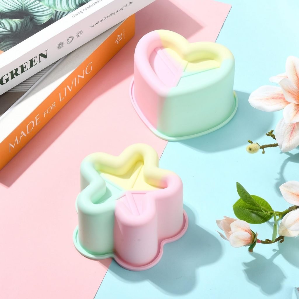 Heart&Star Shape Silicone Baki - Chocolate Snack 评论和价格