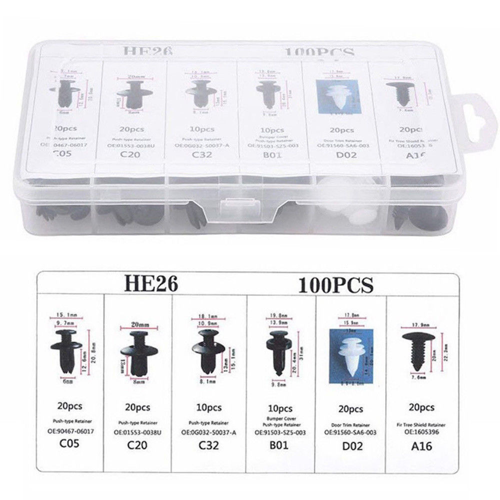 100pcs Car Accessories Mixed A - Trail Mix 评论和价格
