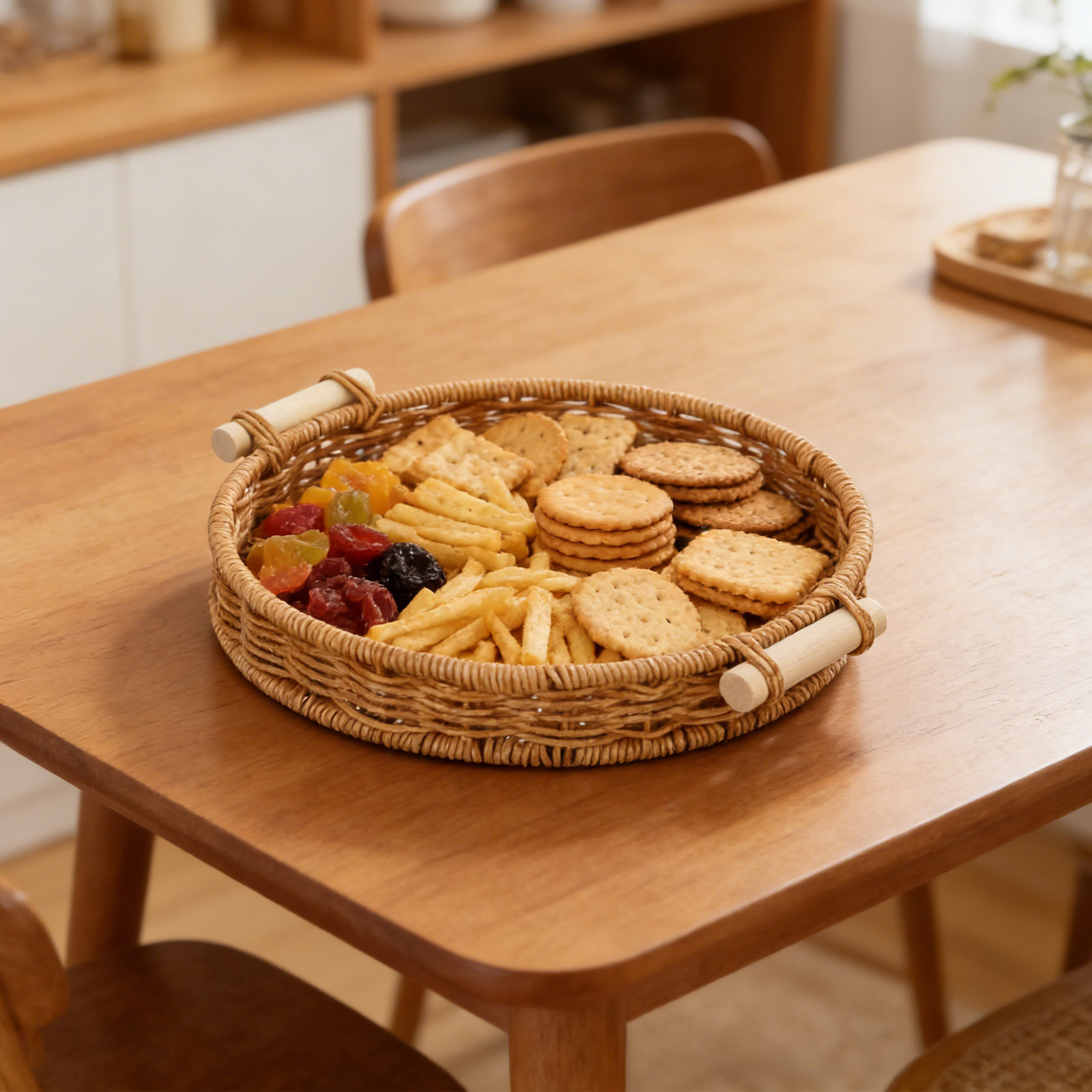 Imitation Rattan Bread Basket  - Food Snacks Drinks 评论和价格